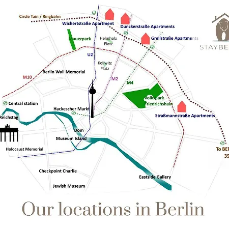 Staybearlin Apartments Prenzlauer Berg Dunckerstrasse Berlijn Buitenkant foto